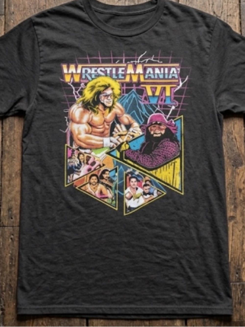 WWE wrestlemania Shirt Size 2XL Black New